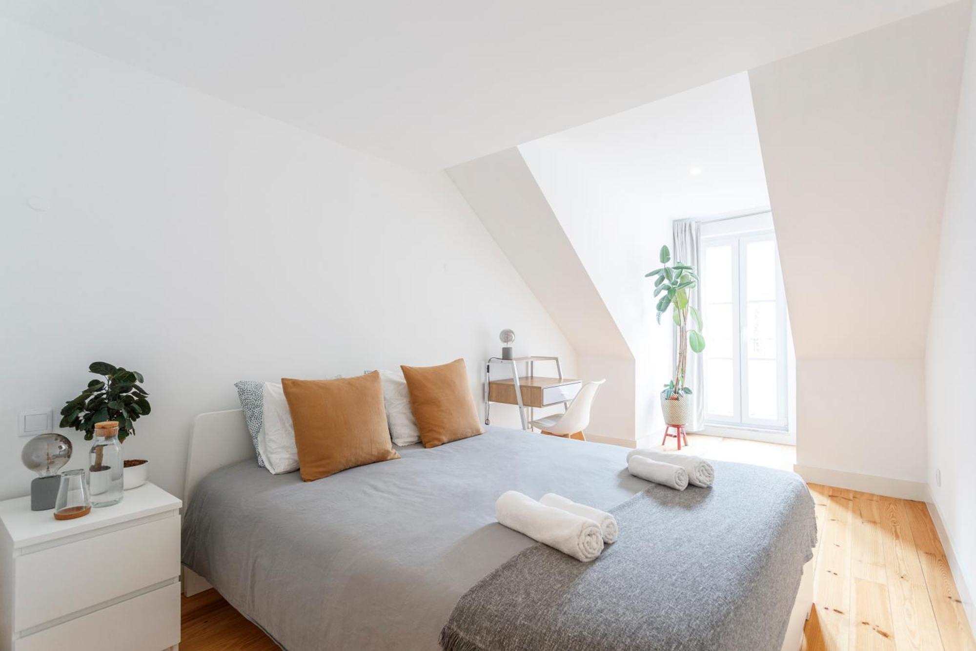 Double With Private Wc In Shared House In Downtown Quarto em Acomodações Particulares Lisboa